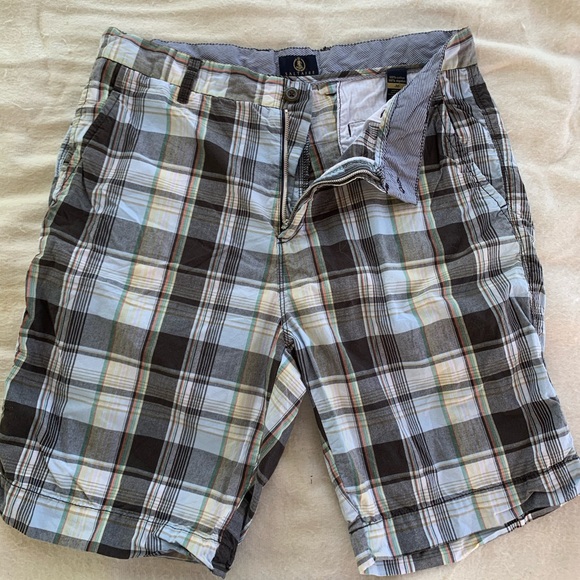 Saltaire Other - Saltaire grey and blue plaid shorts men’s size 36